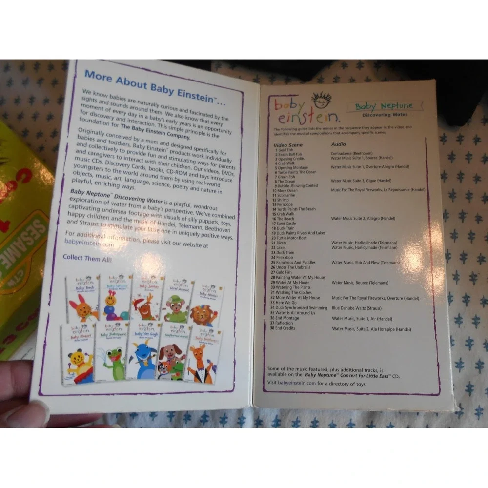 Baby Einstein: Baby Neptune Discovering Water (VHS, 2004)